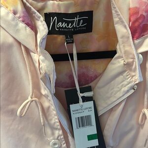 Nanette Lepore Light Pink Hooded Jacket
